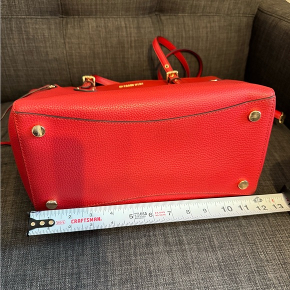 Michael Kors Large Cherry Red Zip-top Tote - Picture 7 of 9